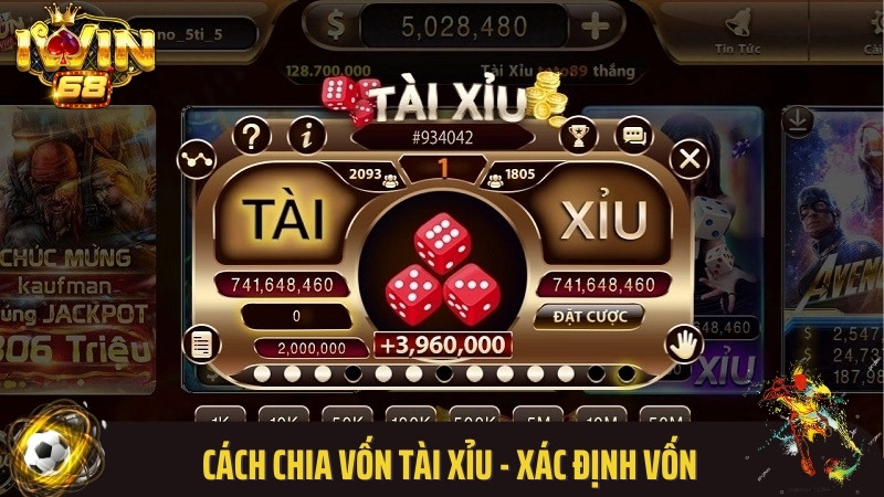 Cách chia vốn tài xỉu - xác định vốn